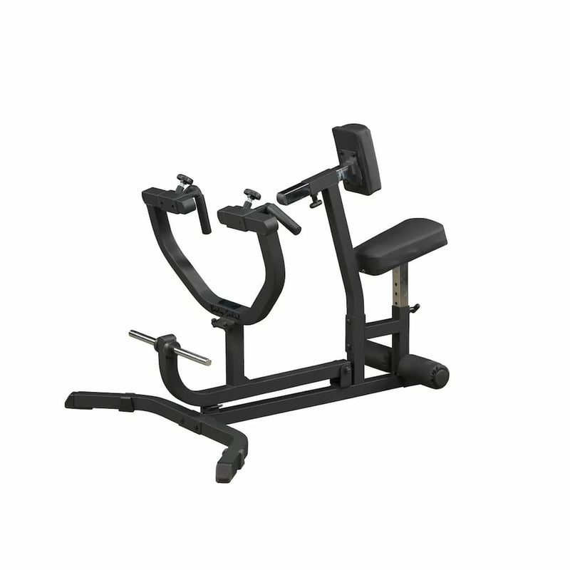 Seated row machine