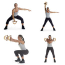 Tour frêne avec poids All Black Set 2,4,6,8 kg