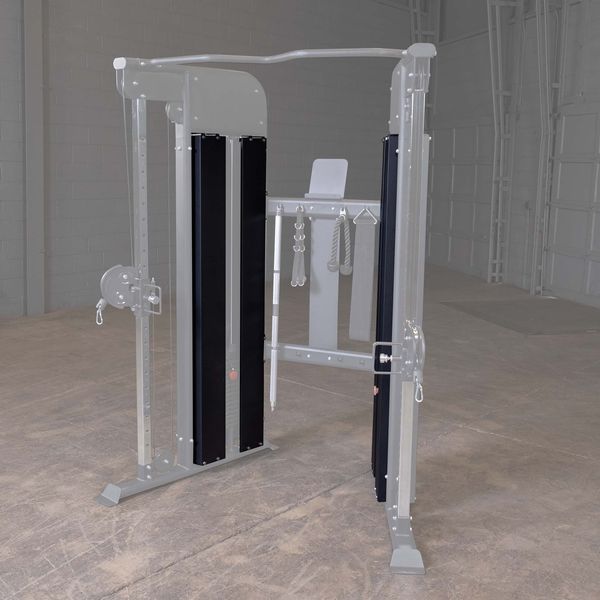 Premium Functional Training Center 2 x 75 Kg avec couvercles de protection