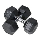 Pack Haltères Hexagonaux 1 à 10 kg et Rack